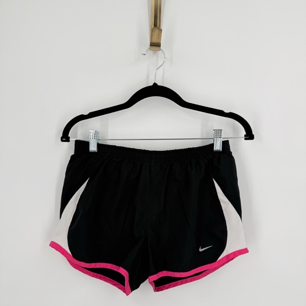 Nike Black and Pink Athletic Shorts Lightweight Performance